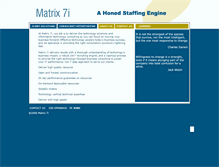 Tablet Screenshot of matrix7i.com